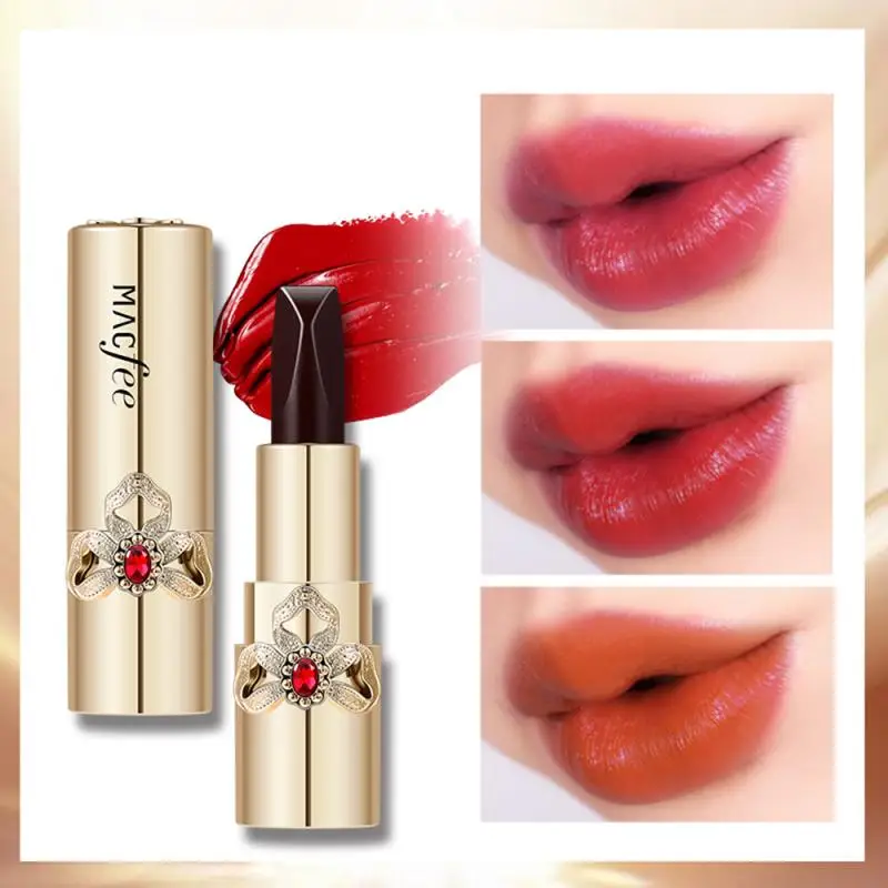 3 Color Small Gold Tube Lipstick Makeup Matte Waterproof Lip Stick Lips Lipsticks Make Up Lip Balm Cosmetics Beauty TSLM1 3 Color Small Gold Tube Lipstick Makeup Matte Waterproof Lip Stick Lips Lipsticks Make Up Lip Balm Cosmetics Beauty TSLM1