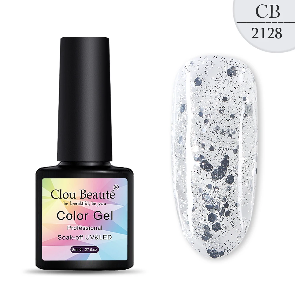 2128 Clou Beaute 130 цветов 8 мл Гель-лак праймер Гель-лак замачиваемый УФ светодиодный Гель-лак для ногтей Lucky Nail paint Гель-лак - Цвет: 2128