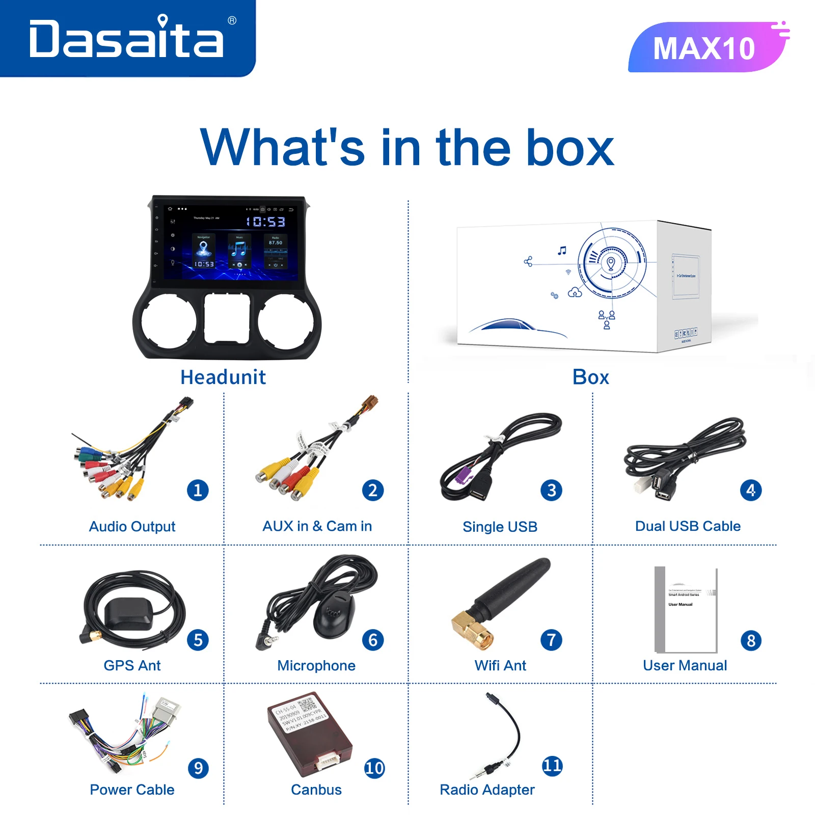 Dasaita 10.2\
