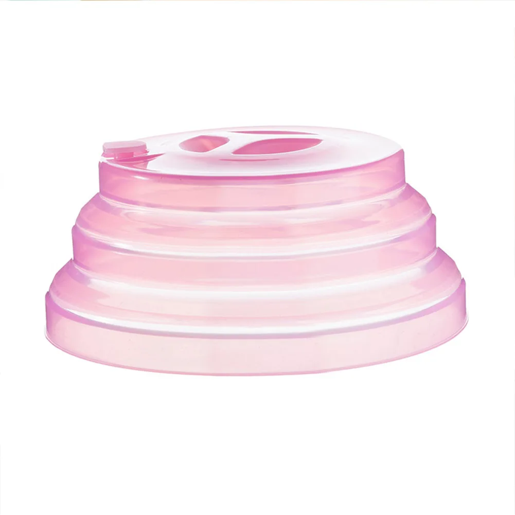 pink M Силиконовые складные постельное белье пищевой прозрачный герметичный чехол SLC88 - Цвет: pink M