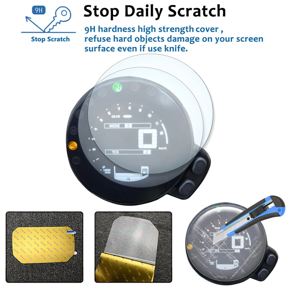 For Yamaha XSR700 XSR900 XSR 700 XSR 900 Motorcycle Accessories Cluster Scratch Protection Film Screen Protector motorcycle screen protector