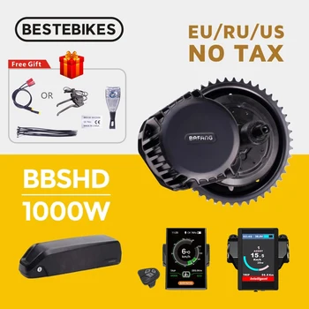 

Bafang Motor BBSHD 1000W 48V 52V BBS03 8fun Mid Drive Motor 52V 21AH 17.5AH Samsung Downtube Ebike Battery Electric Motor Kit