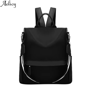 

Aelicy Women's Fashion Patch Waterproof School Bag Shoulder Backpack Bag Women's Colorblock Waterproof Backpack