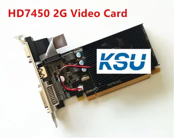 

graphics card pci express HD7450 2GB DDR3 64bit VGA+DVI+HDMI LP placa de video card PC for AMD radeon free shipping
