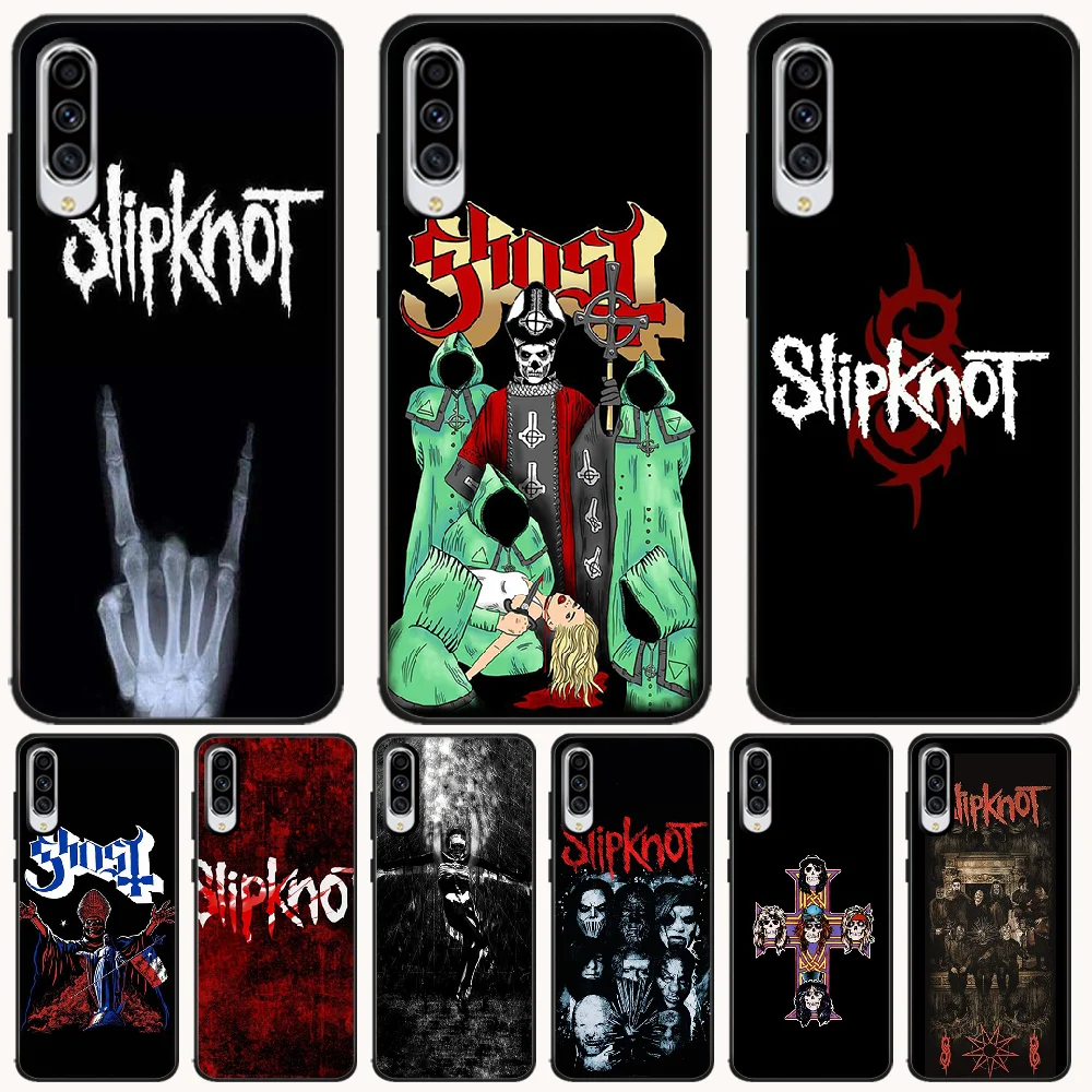 Viviana Slipknot Rock черный мягкий чехол для телефона из ТПУ Samsung A6 6S 6Plus 7 720 750 8 PLUS 9 920 2018 A8