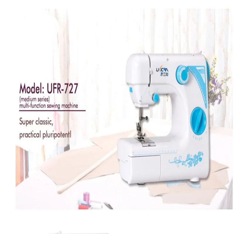 

Multifunctional 727 household sewing machine 19 thread lock buttonhole small electric sewing machine
