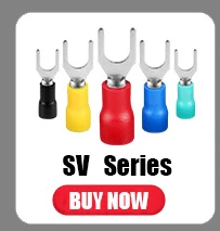 100 Stück AWG22-6 isolierte Kabelendklemmen EV0508 1008 1508 2508 4009 6012 1012 verzinnte Messingrohrstifte, Kabel-Crimpverbinder – Detail 1