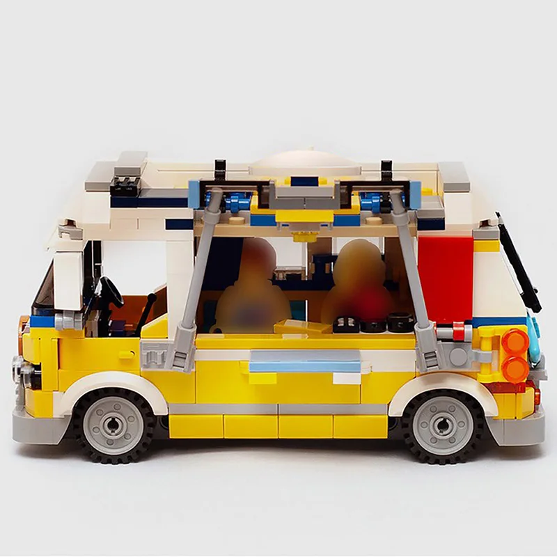 Новый мини-серфер игрушечный конструктор продовольственный фургон гурманы