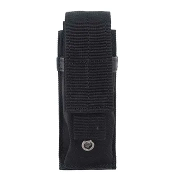 

Outdoor Multi-function Military Tactical Single Pistol Magazine Pouch Knife Flashlight Sheath Airsoft Hunting Ammo Molle Pouch