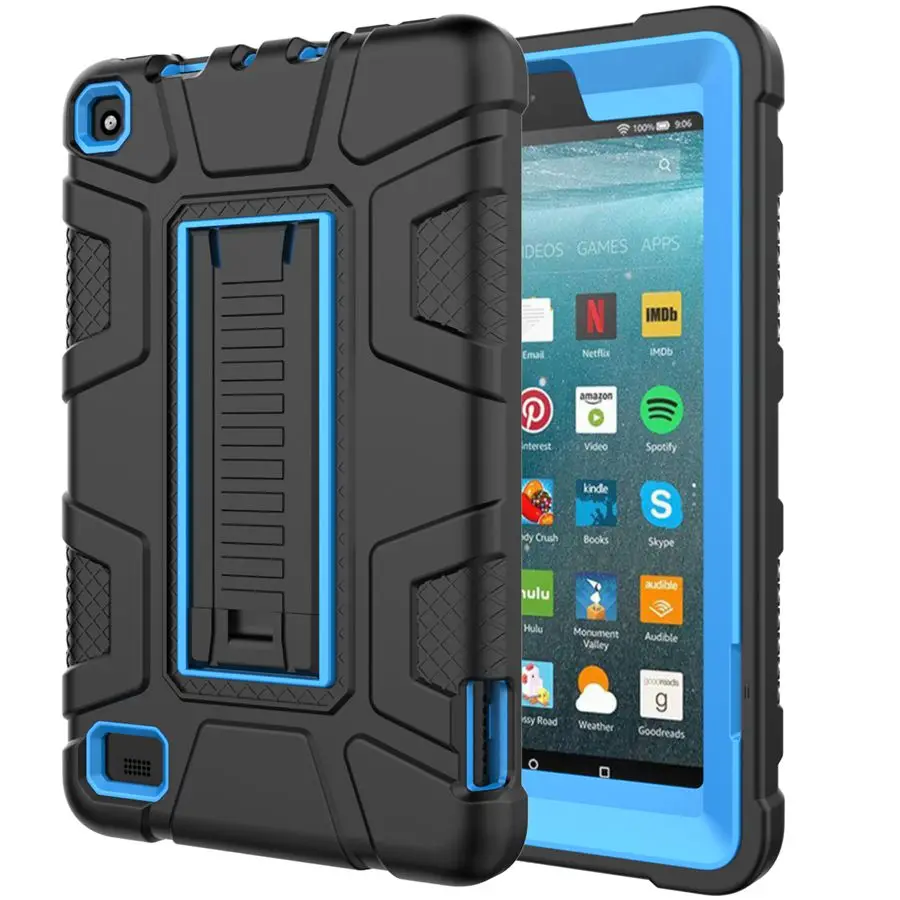 Гибридный противоударный защитный чехол для Amazon Kindle Fire 7 2019 нового планшета 2017