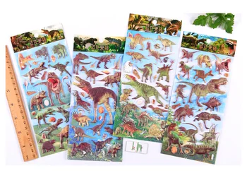 

Foam Stickers Dinosaur cartoon car decals bicicleta instagram gift reward sticers wholesale