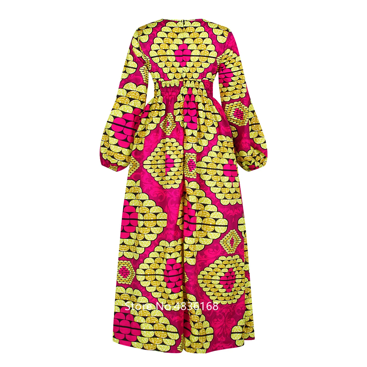 Robes africaines manches longues Dashiki 333