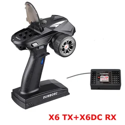 Enhanced RC Transmitter with Gyro Receiver for Remote Control Vehicles (Tx with X6DC RX)