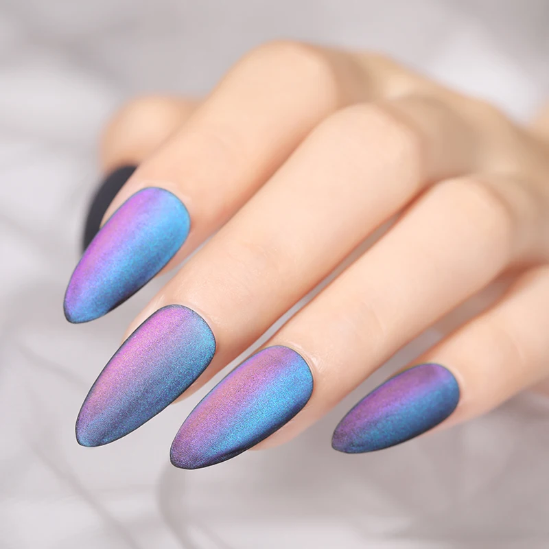 BORN PRETTY 9D Cat Eye Gel Nail Polish Chameleon Soak Off UV Gel Polish Black Base 3