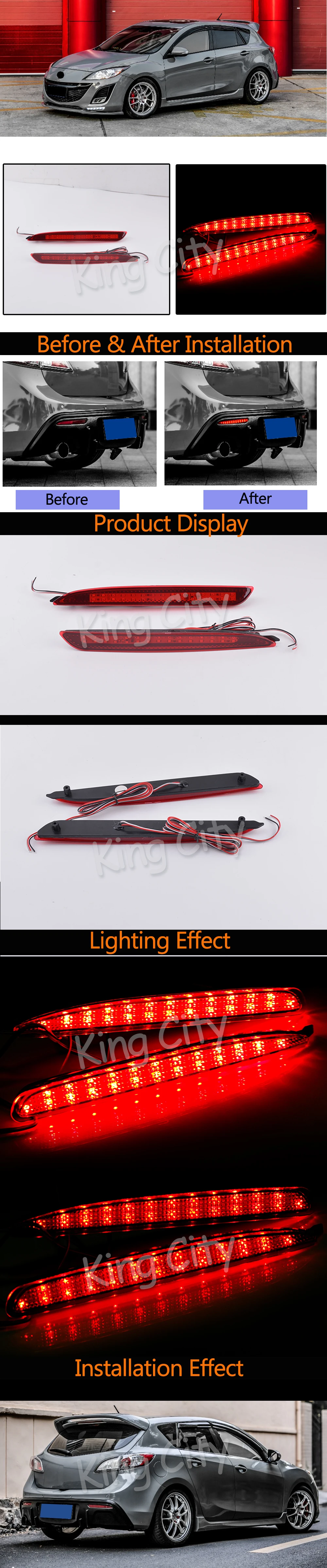 LED后杠灯 进口马自达3 BL 0 (18)
