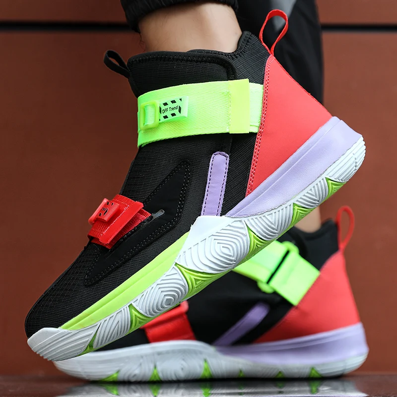 

Brand Basketball Shoes Man Athletic Jogging Shoes Cushion Sneakers Male Mesh Light Basketball Sneakers for Man Boys Trainers