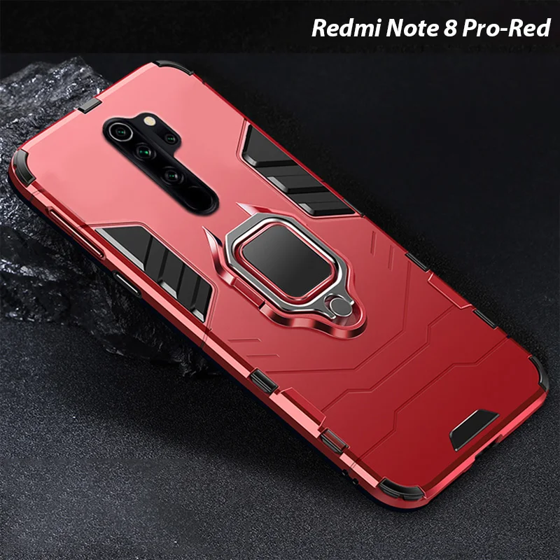 Противоударный защитный чехол для Xiaomi Redmi Note 8 8A Pro, ТПУ+ PC, силиконовый чехол для телефона, чехол
