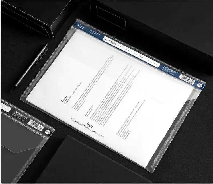6 шт./компл. xiaomi mijia A4 сумка для файлов Водонепроницаемая классификация сумка для хранения отделка прозрачная папка для офиса умный дом