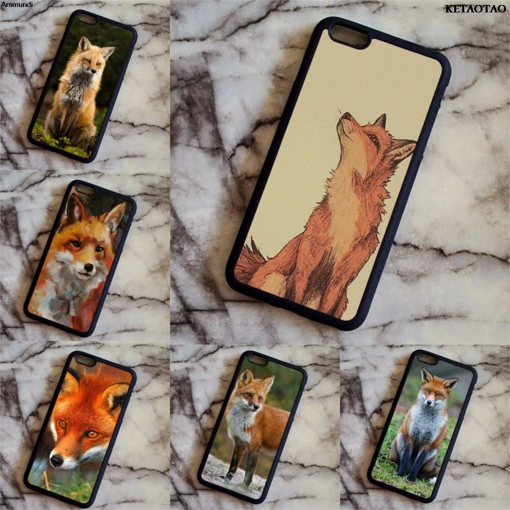 KETAOTAO Fox clever vignette yellow cute Phone Cases for Samsung S3 4 5 6 7 8 plus Note 3 Case Soft TPU Rubber Silicone |
