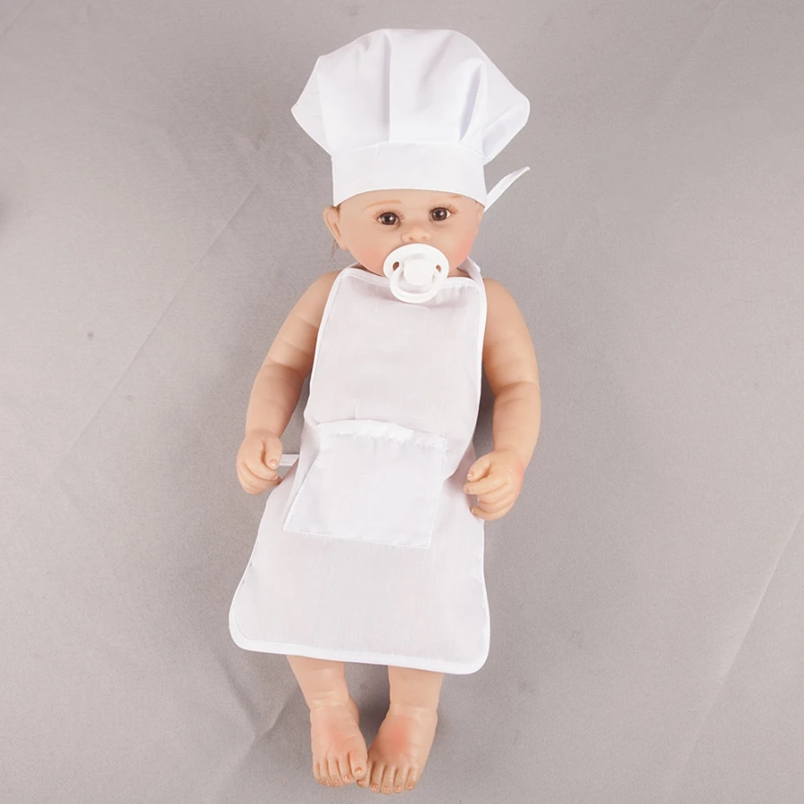 Baby Cook Chef Costume Newborn Photography Prop Studio Photo Apron Outfit Party Clothes Set #P2529 | Детская одежда и обувь