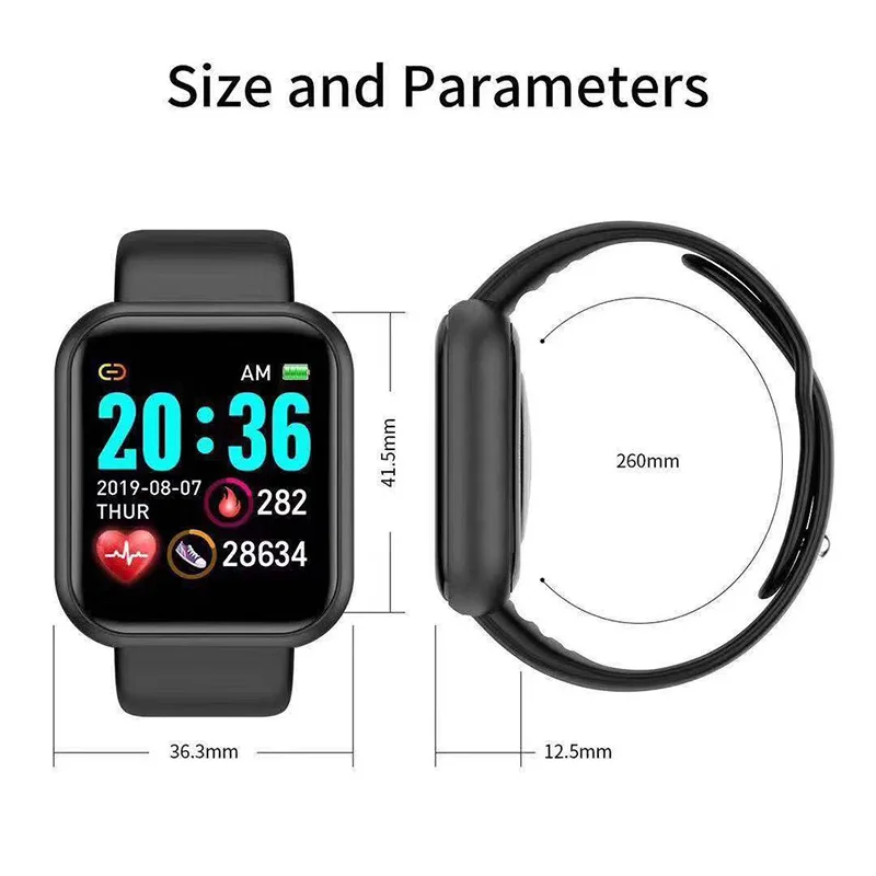 Монитор Сердечного Ритма Смарт-часы спортивный Браслет Смарт Водонепроницаемый фитнес Bluetooth соединение фитнес-трекер умные аксессуары