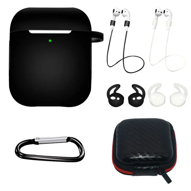 7 в 1 аксессуары для AirPods чехол защита от потери Apple Airpods 2 держатель ремешок |