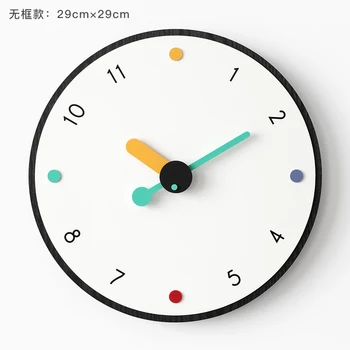

Modern Design Creative Wall Clock Living Room Metal Creative Minimalist Clock Cute Slient Bedroom Home Decor Reloj Pared G5B