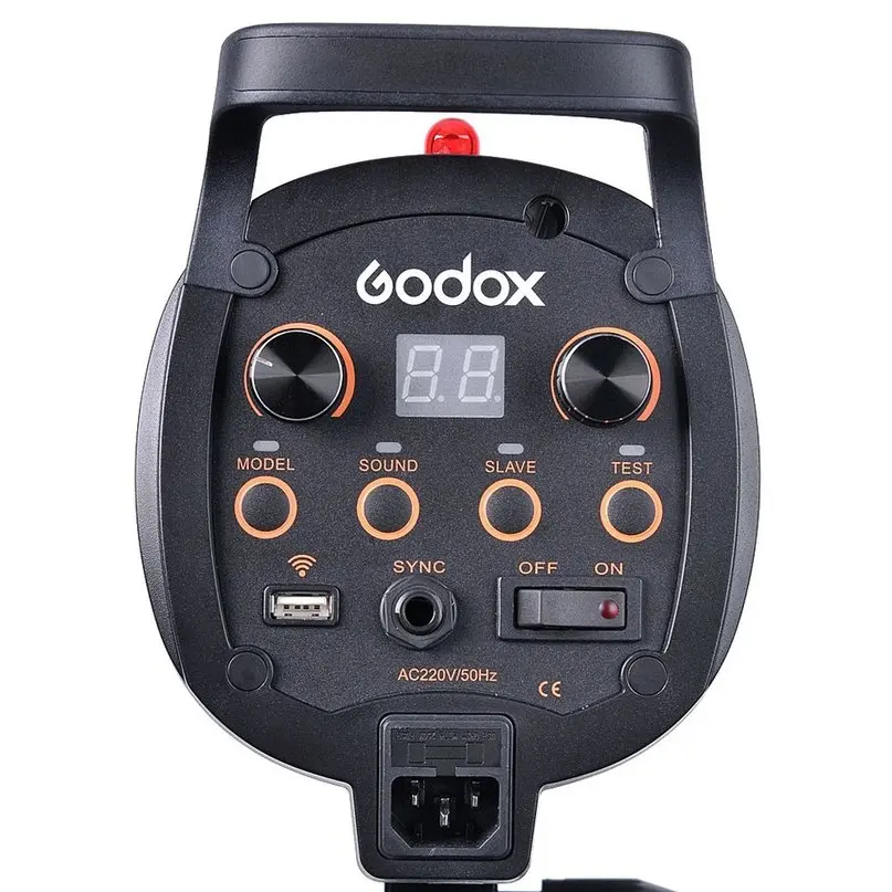 Godox QT-300 AC200-240V 50 Гц 800 Вт быстрая Длительность вспышки освещения лампы студия стробоскоп головка 1/5000s