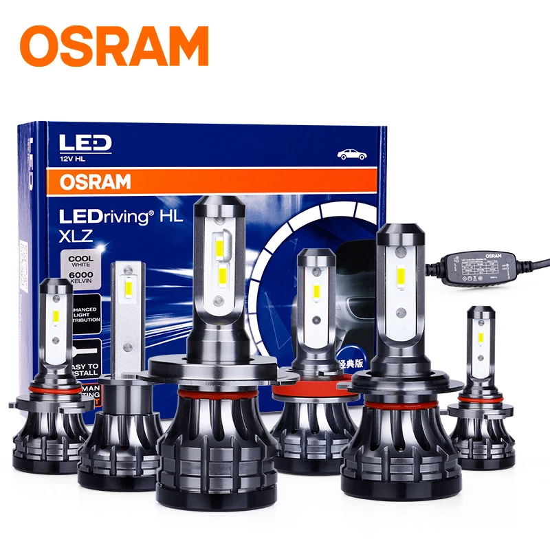 Автомобильные светодиодные лампы OSRAM H8 H11 H16 HB3 HB4 9005 9006 H1 9012 HIR2 H7 1 пара 12 В 6000K |