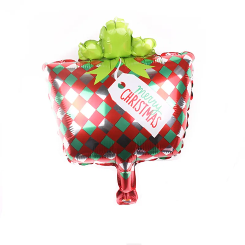 Self-sealing Mini Christmas Tree Santa Claus Snowman Balloons Christmas Party Foil Balloon Holiday Decoration High Quality Toys - Цвет: K-1Pcs