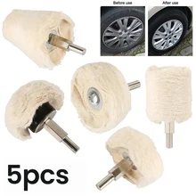 

5 Pcs Polishing Wheels Cotton Buffing Wheel For Plastic Ceramic Polishing Cleaning Tools Accessories milwaukee home tools