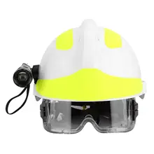 Notfall Rettungs Sicherheit Helme Anti Auswirkungen Feuer Kämpfer Schützende Harte Hut mit Scheinwerfer und Brille