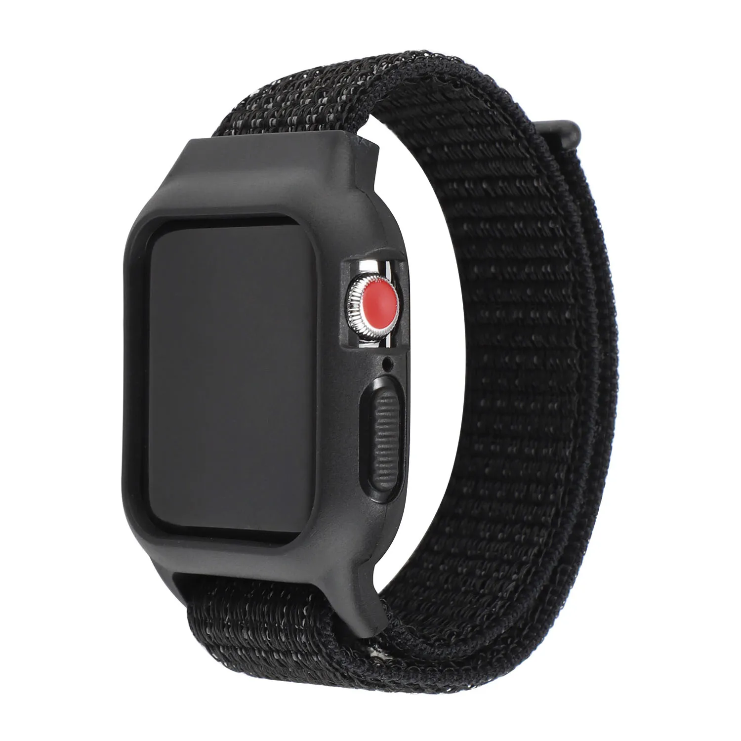 Чехол из ТПУ для Apple Watch Band 5 4 44 мм 40 спортивный нейлоновый ремешок iWatch 2 3 42 38