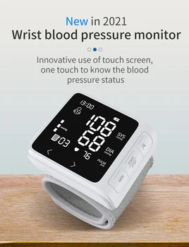 Automatyczny cyfrowy nadgarstek Monitor ciśnienia krwi Sphygmomanometer tonometr tensjometr pulsometr pulsometr BP tanie i dobre opinie Hailicare Z Chin Kontynentalnych Mierzenie ciśnienia krwi 103391 Wrist Blood Pressure Monitor DO NADGARSTKA