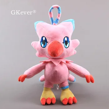 

24*26*32 cm Anime Digimon Piyomon Plush Toys Peluche Kawaii Keychain Pedant Women Kids Birthday Gift Home Car Decor Dolls