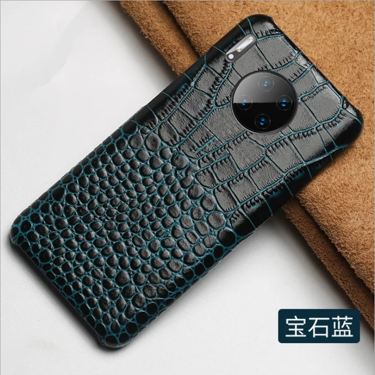 Чехол из натуральной крокодиловой кожи для телефона huawei mate 9 10 20 P9 p10 p20 p30 lite pro p smart