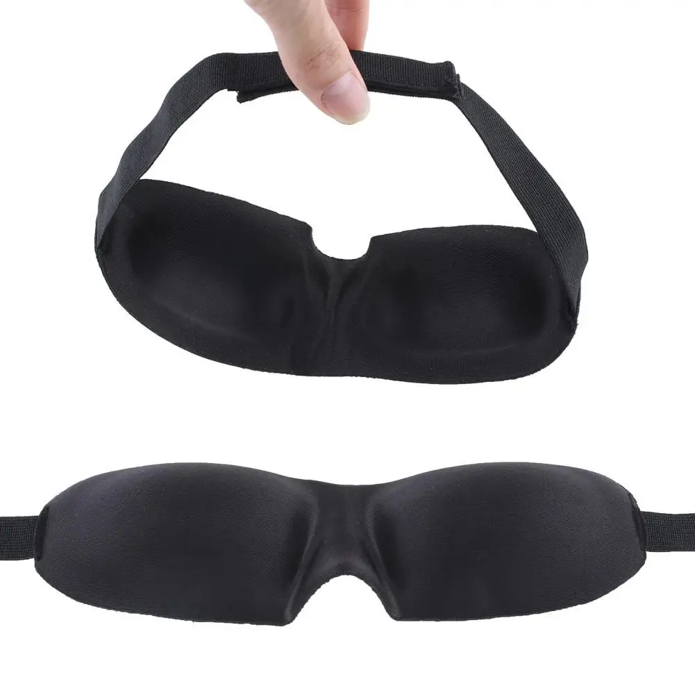 

Blindfold 3D Sponge Eye Mask 3D Sleep Eye Cover Aid Shade Padded Relax Sleeping Aids Sponges Travel