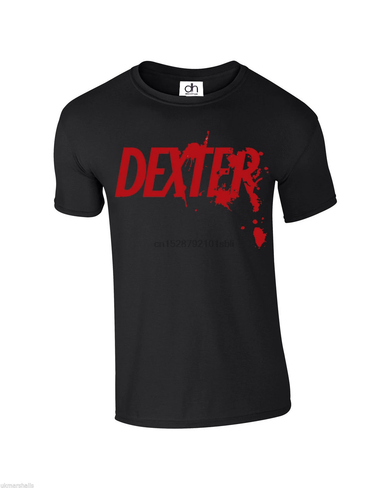 Dexter брызги крови ТВ показать XS-3XL Декстера Моргана унисекс Топ (футболка DEXTER)