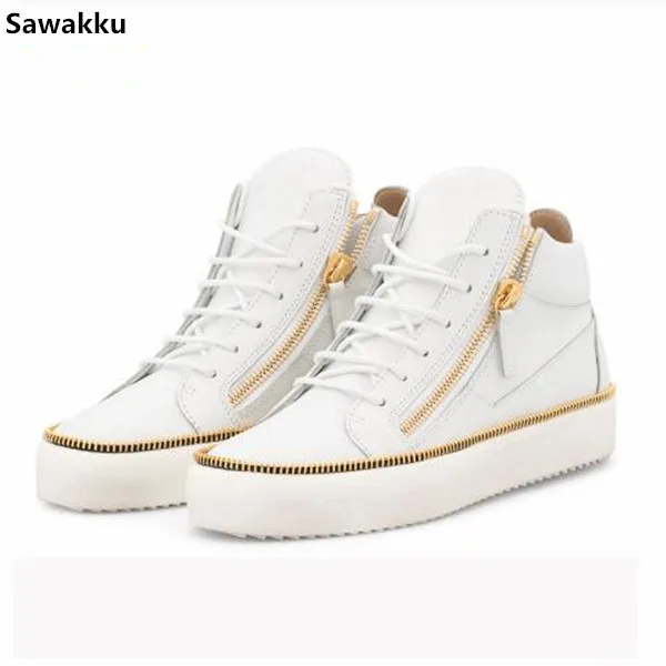 2019 модные белые кожаные кроссовки мужская обувь на плоской подошве Сезон Зима На