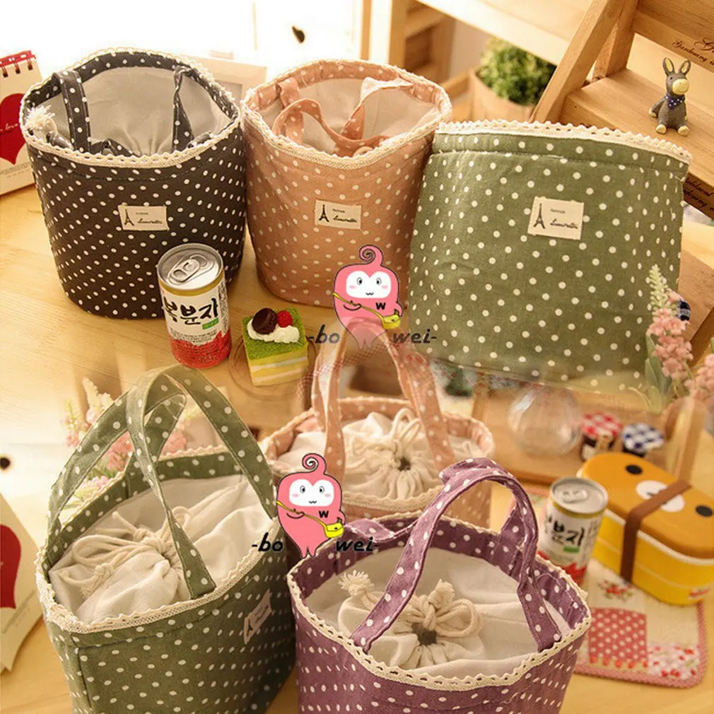 Portable Beam Insulation Lunch Bag Lunch Box Storage Cooler Bag