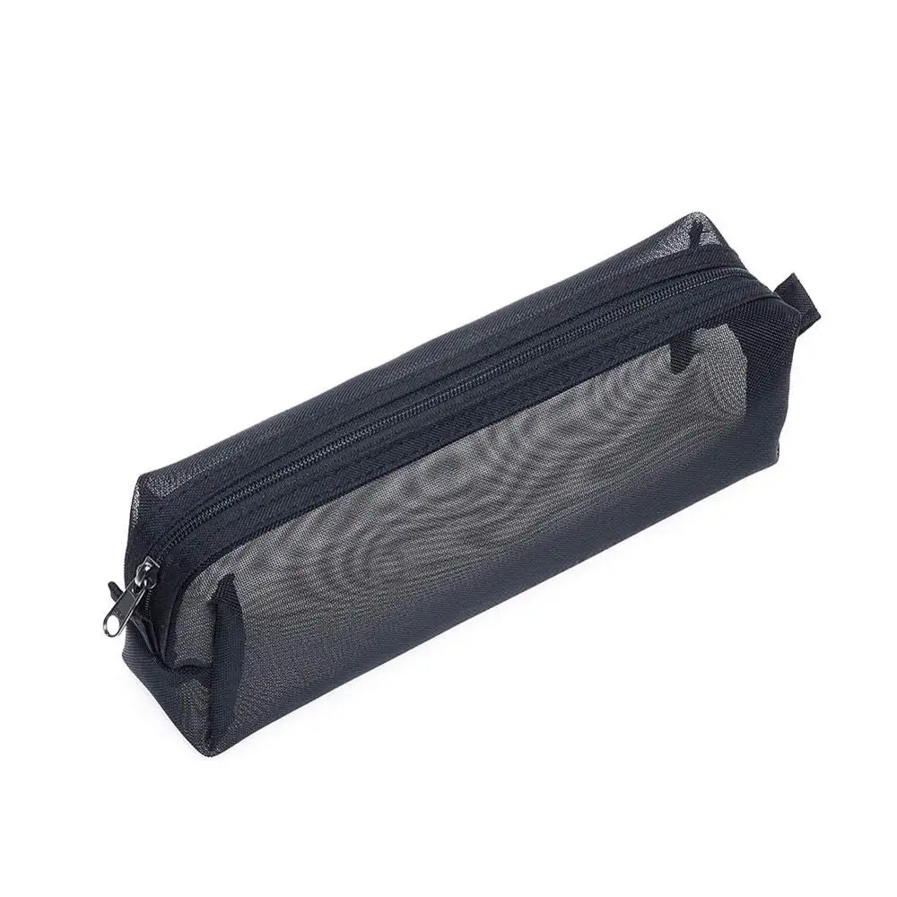 Einzigen Bleistift осенний мех Schule Universitat Kosmetik bilden, 21 см - Цвет: PG01-BLACK