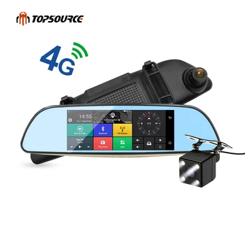 

Car DVR Android 5.1 mirror DVR 4G Bluetooth rearview mirror with DVR and camera video recorder Dash Cam