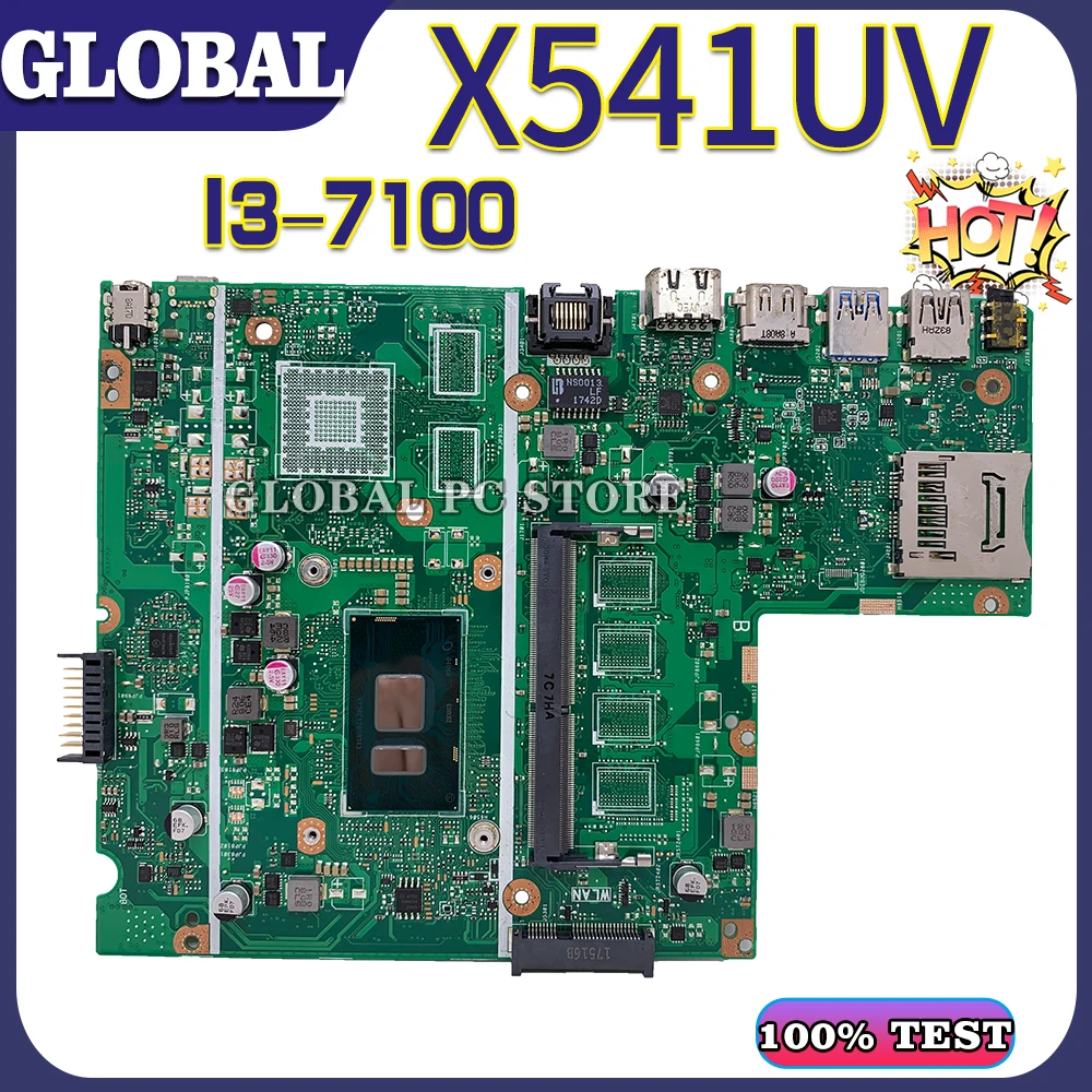 Материнские платы KEFU X541UVK материнская плата для ноутбука ASUS X541UJ X541UV X541U F541U A541U 100%