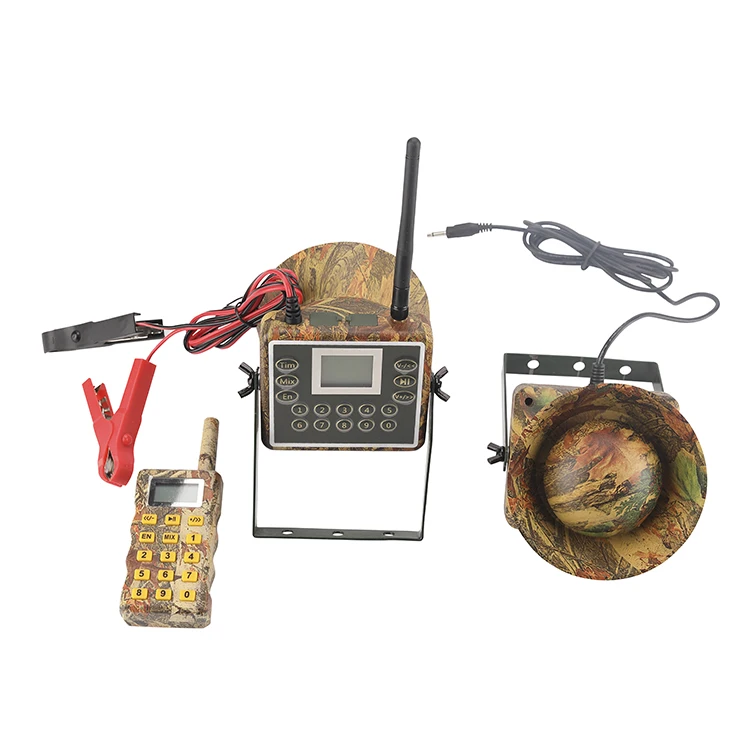 

PDDHKK Mix Voice 60W Electronic Bird Caller Hunting duck goose Duck sounds mp3 player Remote control with timer Hunting Decoy