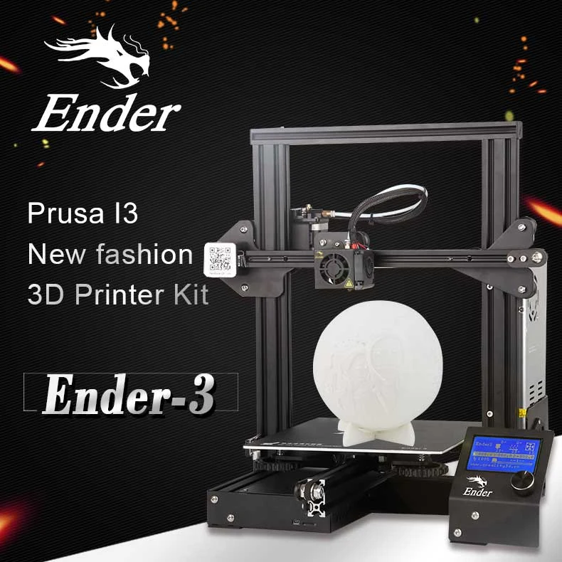 Полностью металлический CREALITY 3D Ender-3/Ender-3X/Ender-3 профессиональный принтер с волшебной конструкцией пластины обновления видения v-слот 3d принтер