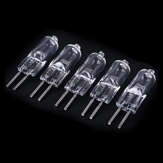 35W Halogen Bulbs G5.3 35 Watt G5.3 12V 35W Halogen Bulbs JC Bi-Pin Base  Light 35 Watt 12 Volt Halogen Lamp for Home Lighting,Clear Glass Lens,Warm