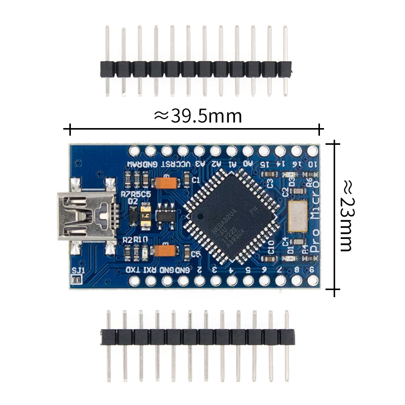 

10pcs Mini USB ATmega32U4 Pro Micro 5V 16MHz Board Module Leonardo ATMega 32U4 Controller Pro-Micro Replace Pro Mi