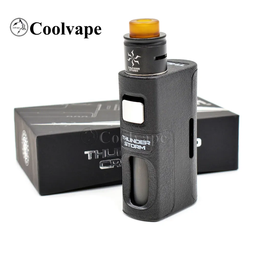Coolvape 100% оригинальный THC Thunder Storm BF бокс мод нижний Фидер Squonk механический 18650 20700 21700