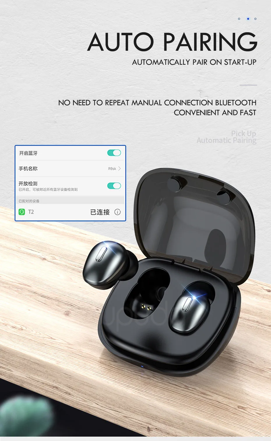 TWS Bluetooth 5,0 наушники беспроводные наушники для телефона True ...