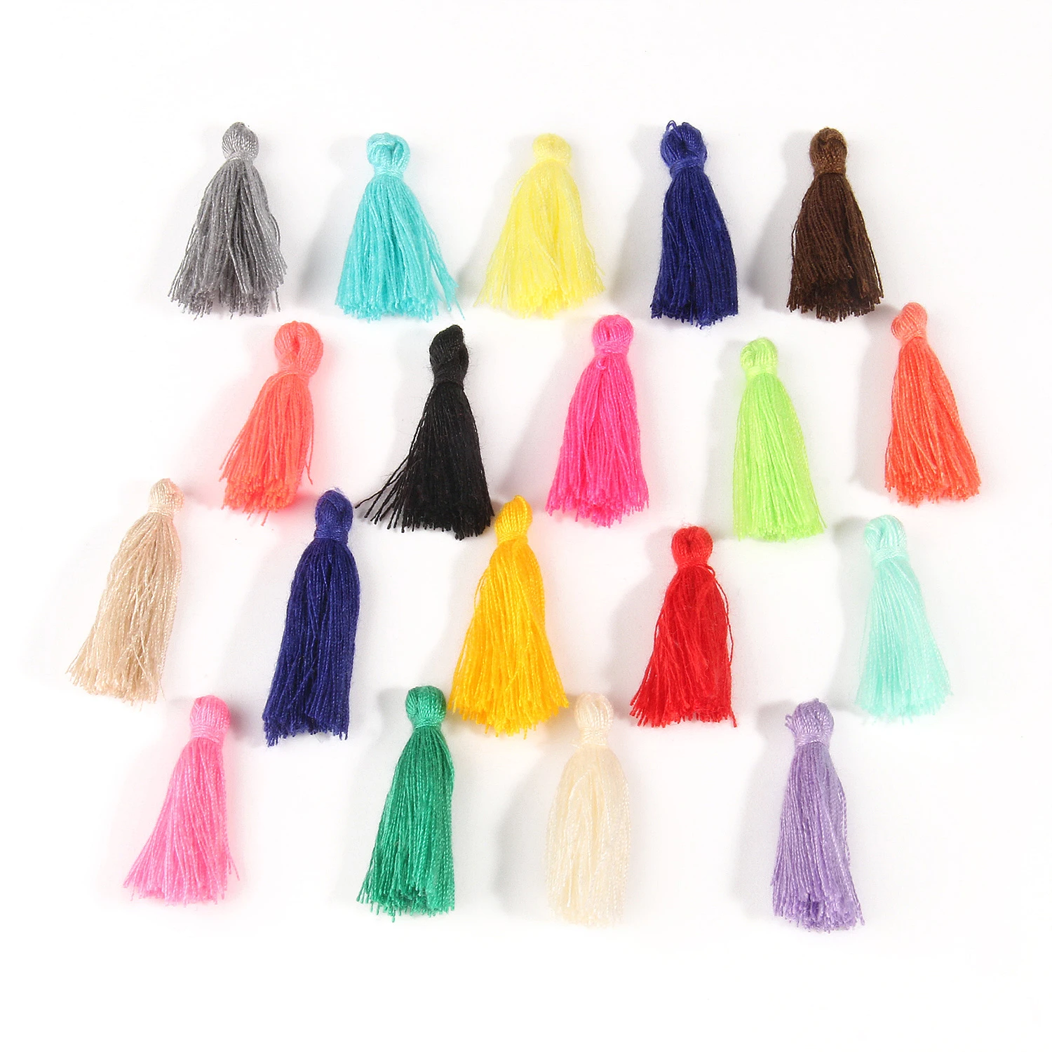 

20pcs/Lot 3cm Cotton Small Tassels Fringe Cotton Tassels Trim For Sewing Curtains Accessories DIY Home Wedding Decoration